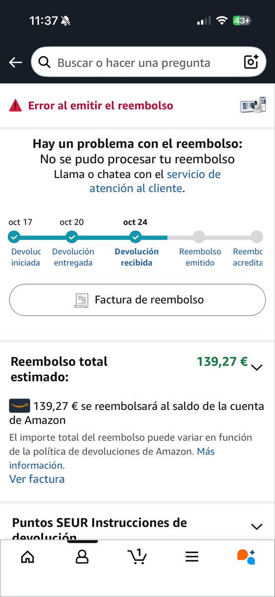 EA4FYH's tweet photo. Y sigo…
@AmazonHelp @amazon #ladrones #mentirosos #nefastos https://t.co/nlTGfCt7Xt