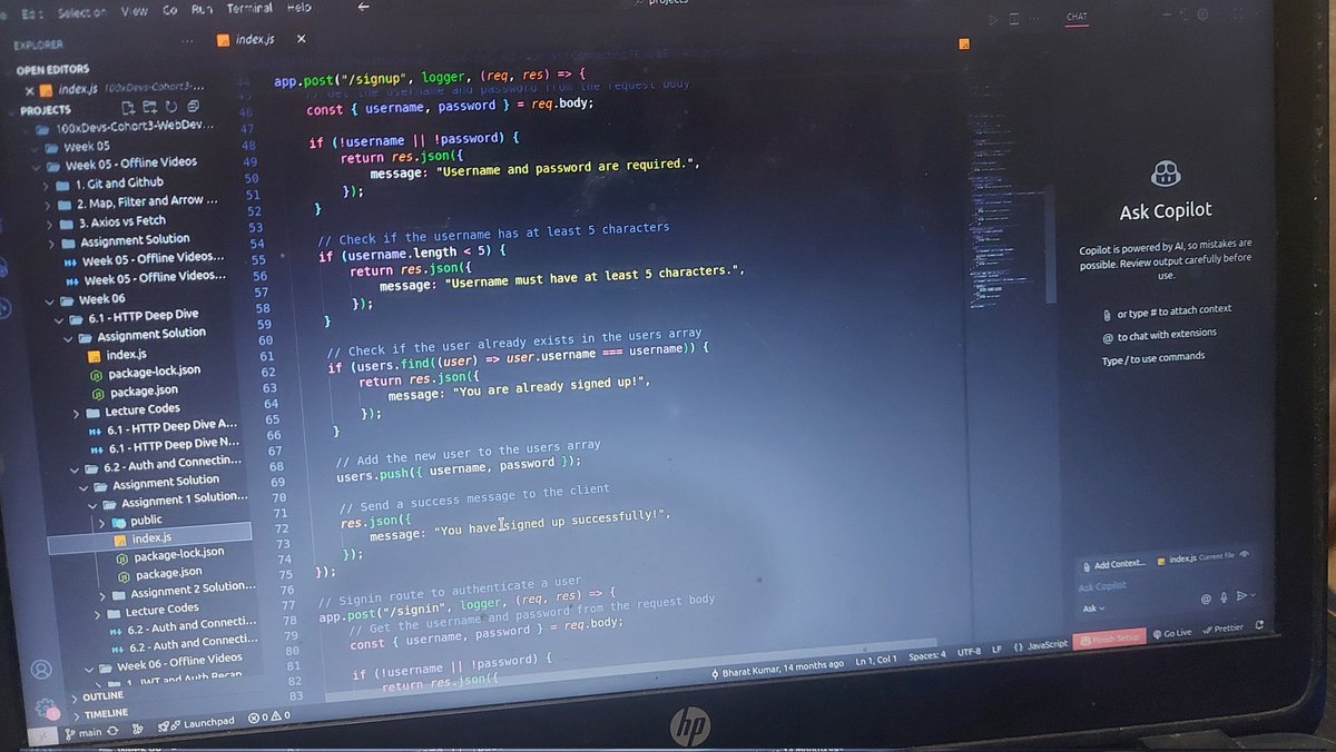 Souravbhagat07's tweet image. 🚀 Building my full-stack journey one day at a time.
If you’re into tech, coding, or creating something meaningful
drop a 👋 and let’s connect, grow, and build together. 💪🔥