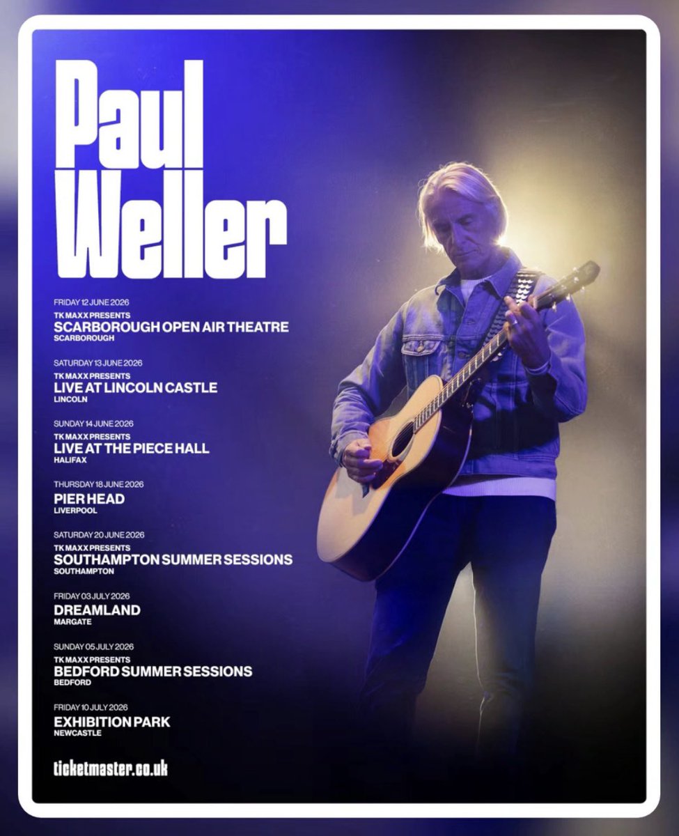 Paul Weller tickets secured, again. 😁