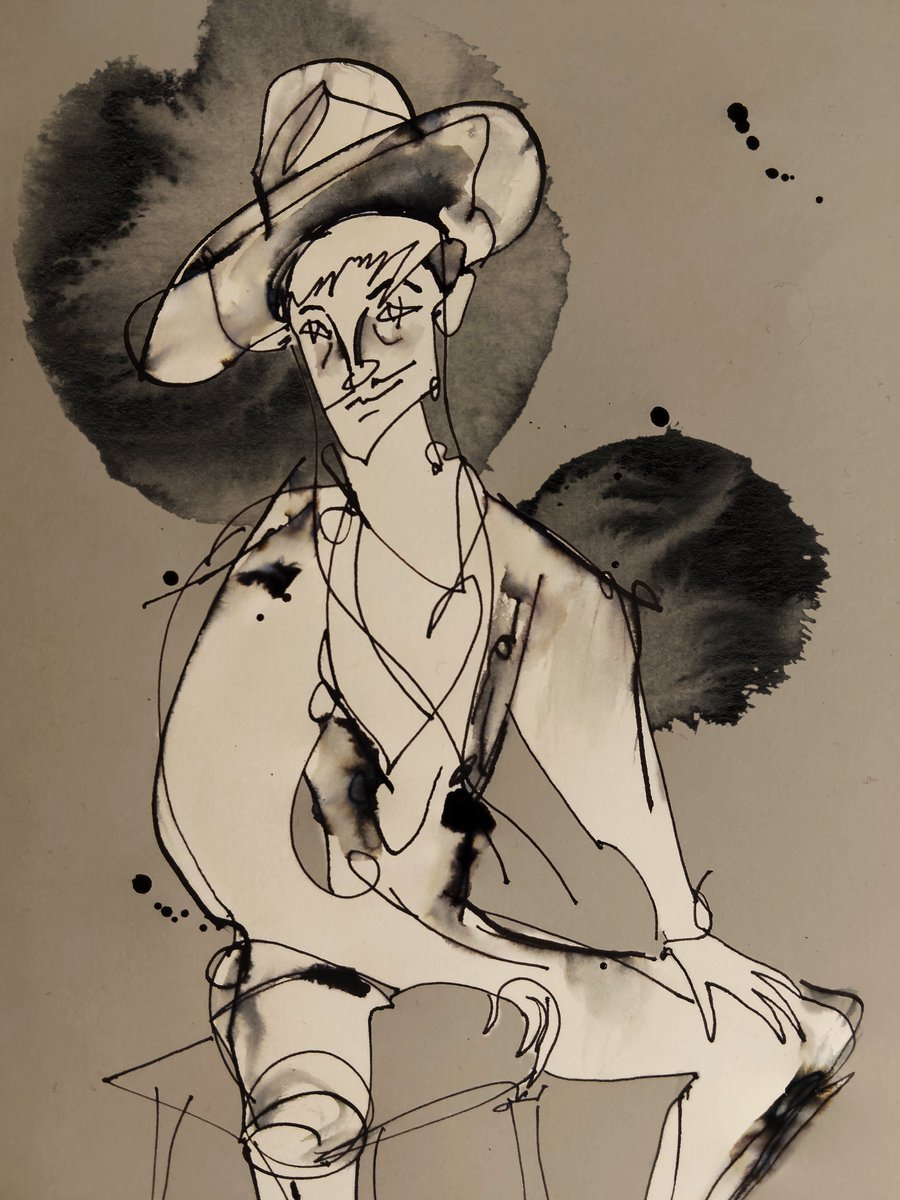 Early rehearsal scribbles for the upcoming Kate Gaul directed COWBOIS! A "rollicking queer western" featuring a cast of horribly talented and charming actors and a lot of flouncing and swaggering around. Sydney theatre folk get thy tickets, prithee! seymourcentre.com/event/cowbois/