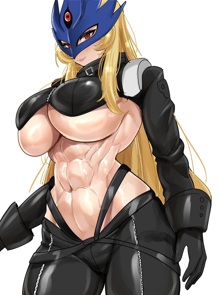 10月に描いた腹筋4枚 