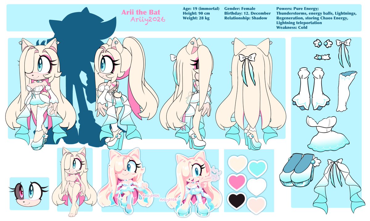 Ariiy2026's tweet image. Decided to go with Bat instead and keep the fluff tail.

Yeah I think that’s it. #sonicoc