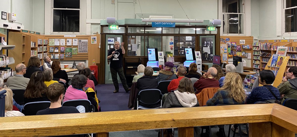 FORedlandLib's tweet image. Yesterday evening, in #Bristol’s #RedlandLibrary, Richard Gadz gave a great talk on “Dracula &amp;amp; Frankenstein: their literary roots”.   Learnt so much about Mary Shelley, Bram Stoker and their contemporaries.