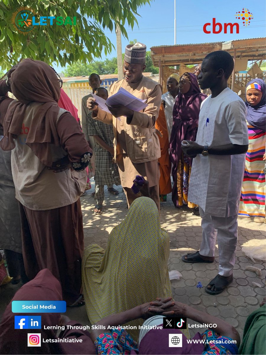 LetsaiNgo's tweet image. 𝗘𝗺𝗽𝗼𝘄𝗲𝗿𝗶𝗻𝗴 𝗹𝗶𝘃𝗲𝘀 𝘁𝗵𝗿𝗼𝘂𝗴𝗵 𝗶𝗻𝗰𝗹𝘂𝘀𝗶𝗼𝗻!
𝟭𝟬𝟬 𝗯𝗲𝗻𝗲𝗳𝗶𝗰𝗶𝗮𝗿𝗶𝗲𝘀 have been successfully enrolled into various skill training centers. 

#InclusionForAll 
#EmpowerThroughSkills 
#DisabilityInclusion 
#CommunityEmpowerment 

@UNICEF_Nigeria 
@UN