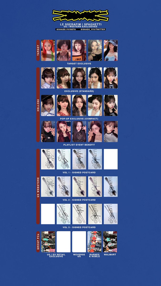 ルセラフィム LE SSERAFIM SPAGHETTI サノク トレカセット 311025 - LE SSERAFIM - SPAGHETTI - OT5 US/Western retailer