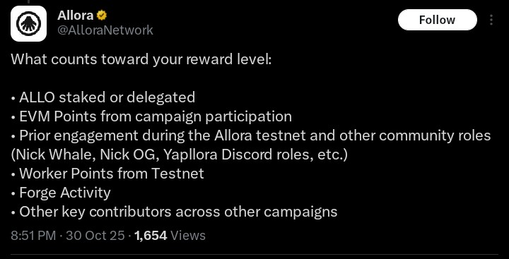 Dr.OVG (@ovgnft) on Twitter photo I don't know about you
but I will be participating in this <a href="/AlloraNetwork/">Allora</a> Allora Prime
🔺yes, it's a premium staking program by them
🔺yes, it will go live from mainet and span for 9 months
🔺yes, you have to stake all and hold throughout, unstaking
🔺yes, if you I don't know about you
but I will be participating in this <a href="/AlloraNetwork/">Allora</a> Allora Prime
🔺yes, it's a premium staking program by them
🔺yes, it will go live from mainet and span for 9 months
🔺yes, you have to stake all and hold throughout, unstaking
🔺yes, if you
