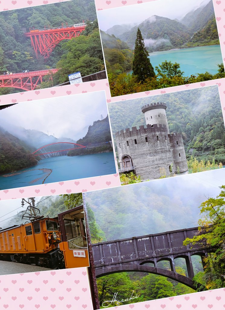 kawaiidanke's tweet image. #黒部峡谷トロッコ電車
宇奈月駅から猫又駅までの往復2時間ほどでしたが
黒部川に沿ってフォトジェニックな景色が続いていて目が離せませんでした！
川の水がエメラルドグリーンで綺麗でした✨
#宇奈月ダム