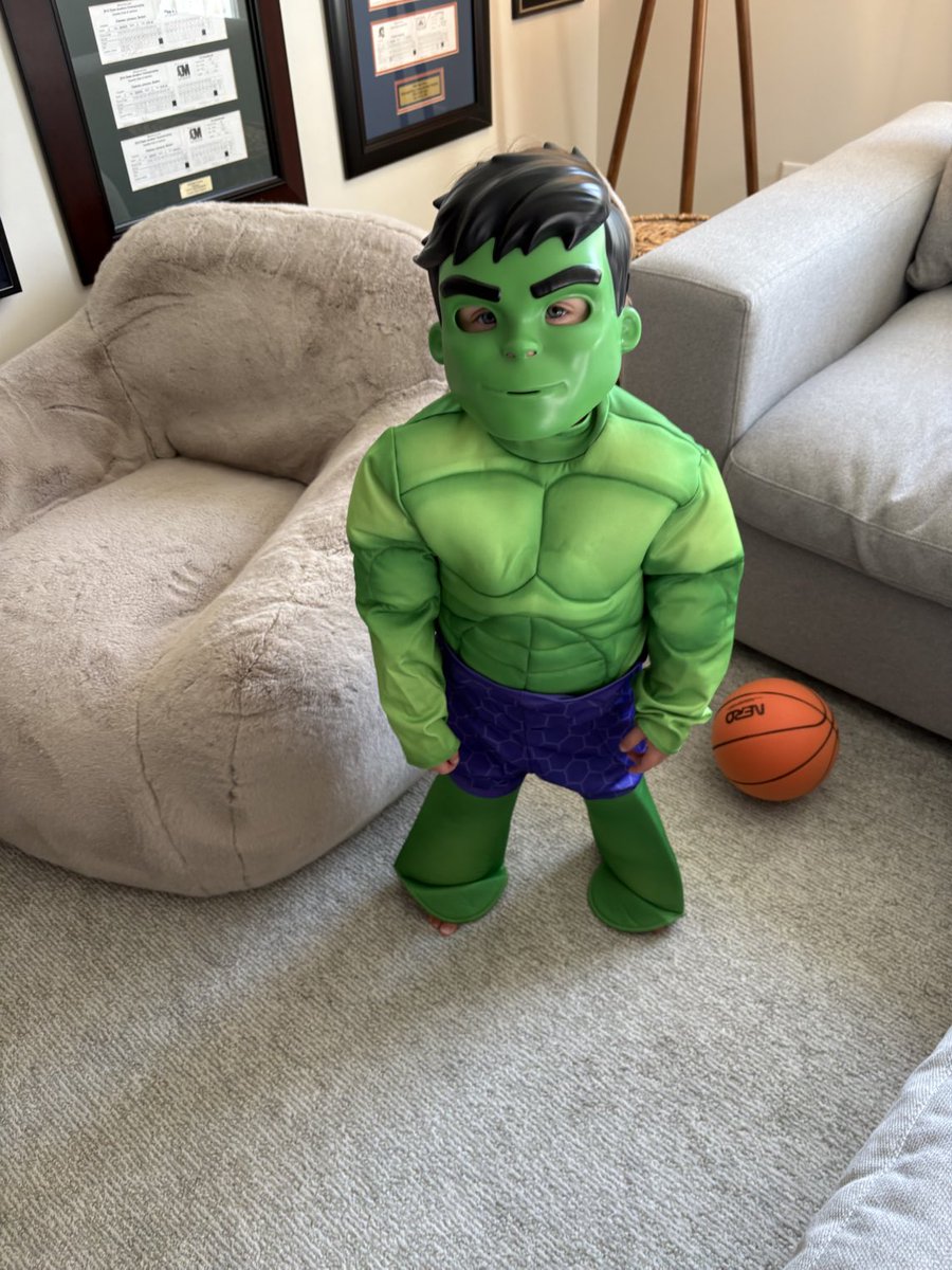 Watch out for this Super Hero on your Door Step in Lee Co! Happy Halloween🎃🥶and 🏀are here!