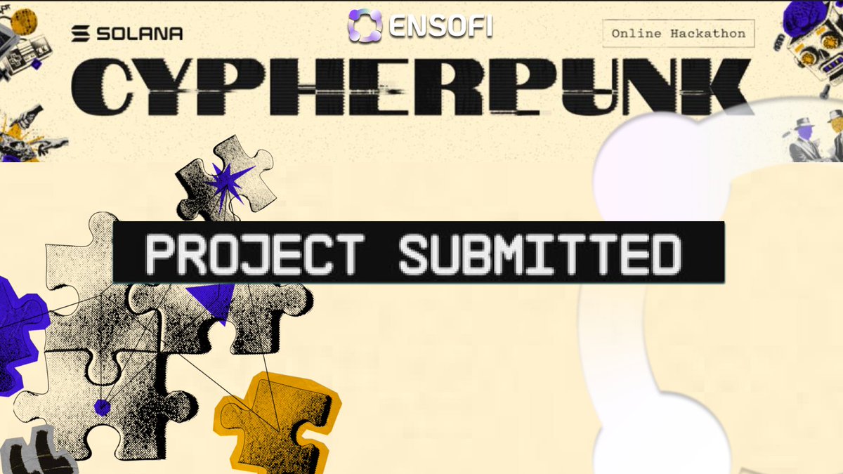 Aminusuperfan's tweet image. Congratulations to @Ensofi_xyz

EnsoFi is officially submitted to to the @colosseum hackathon powered by @solana  

It&apos;s been quite a journey building and sprinting

3 months of preparation, countless late nights, and more than 120 hours of brainstorming, we finally did it!