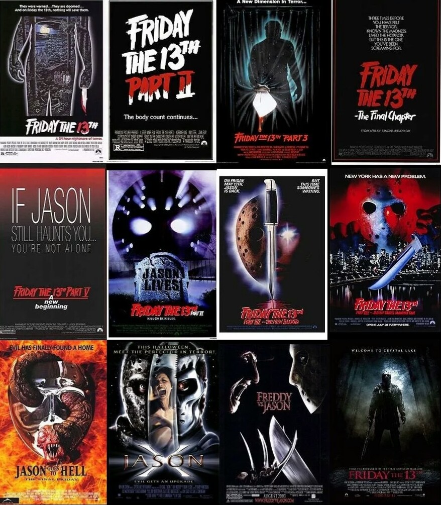 Feliz Halloween 
#HappyHalloween 
Viernes 13 (1980-2009)
Creada por Sean S. Cunningham