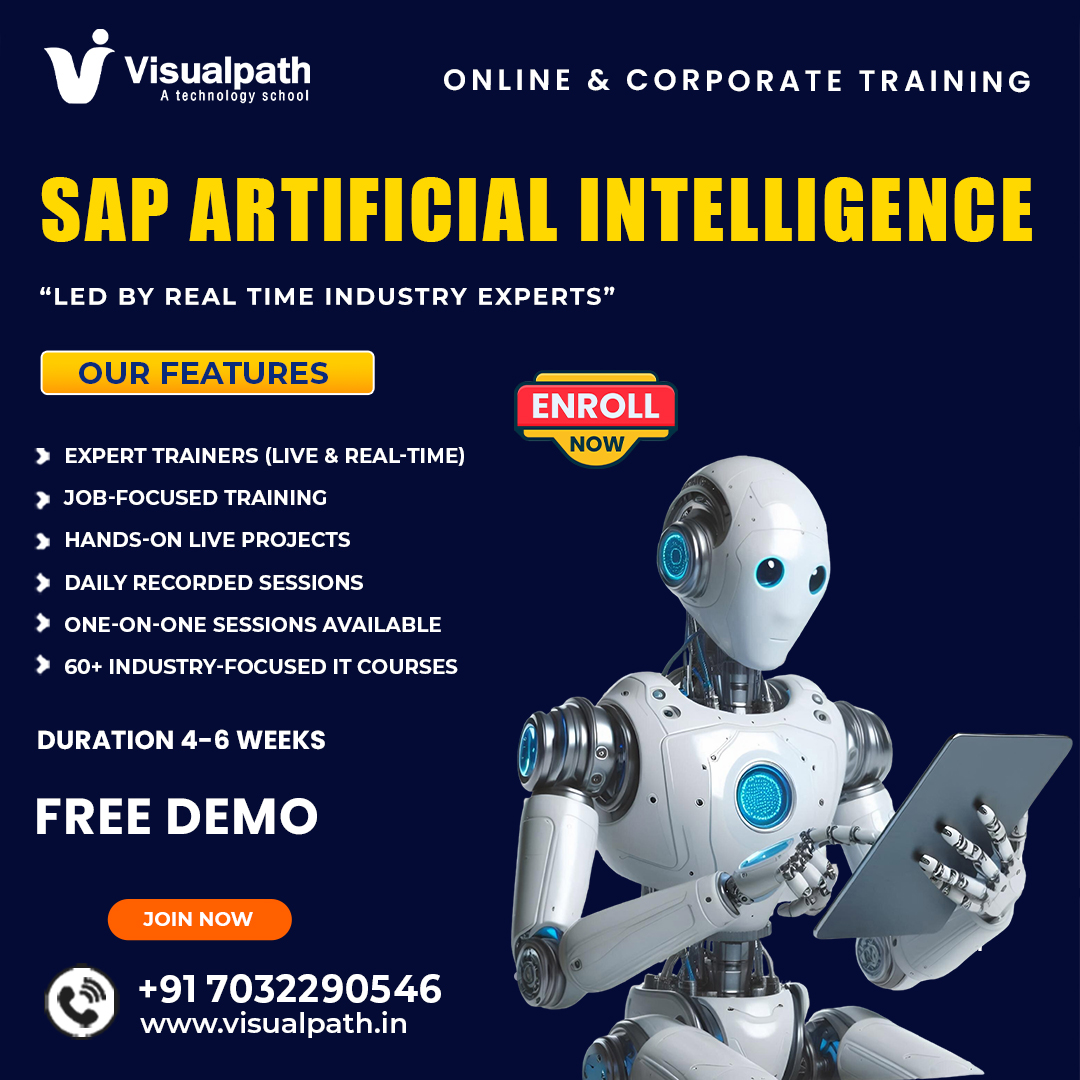 PravinChou430's tweet image. 🤖 Join SAP Artificial Intelligence Training Today!
Step into the future of intelligent enterprise solutions with #Visualpath’s SAP Artificial Intelligence Training. 
📞Chat on WhatsApp: wa.me/c/917032290546
🌐 Course Info: visualpath.in/sap-artificial…
#visualpath #sapai