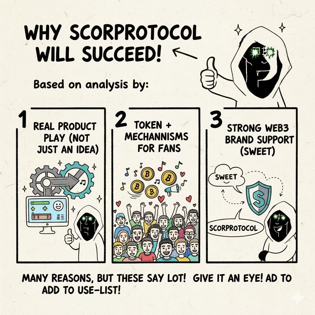 Dr.OVG (@ovgnft) on Twitter photo A lot of protocols had tried to build on-chain experience for fandom
here's why I believe <a href="/SCORProtocol/">SCOR</a> will succeed:
1️⃣ They've built a real product play (not just an idea) 
2️⃣ Their token + mechanisms are already designed around their fans. 
3️⃣ They have strong support from A lot of protocols had tried to build on-chain experience for fandom
here's why I believe <a href="/SCORProtocol/">SCOR</a> will succeed:
1️⃣ They've built a real product play (not just an idea) 
2️⃣ Their token + mechanisms are already designed around their fans. 
3️⃣ They have strong support from