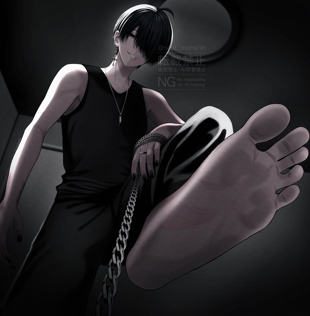 「お仕置きね🖤」