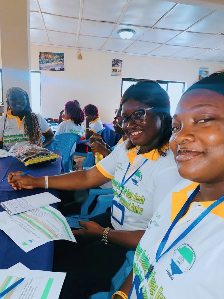 Youth Network In Elections and Governance Sierra Leone held a day Digital Advocacy Training for Young Female CSOs, journalists and young community women's leaders, funded by Global Greengrants Fund ‼️‼️‼️‼️

<a href="/_AfricanUnion/">African Union</a>
<a href="/UN/">United Nations</a>
#SierraLeone
<a href="/julius_maadabio/">Julius Maada Bio</a>
<a href="/FirstladySierr1/">FirstladySierraLeone</a>