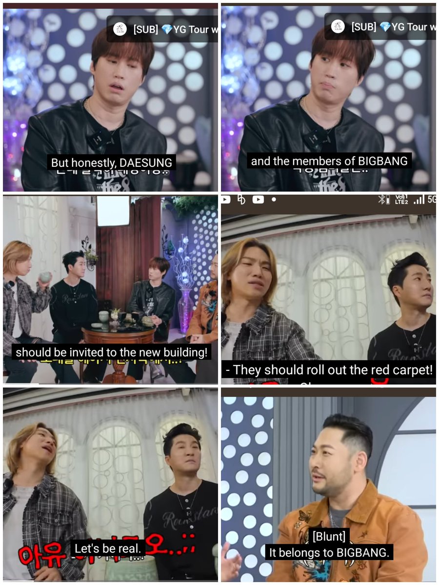 EPIK HIGH SPILLING THE TRUTH THAT NEW YG STANS DON'T WANNA ACKNOWLEDGE 😌

Tablo :  But honestly, DAESUNG &amp; the members of #BIGBANG should be invited to the new (YG) building. 

Tukutz : They should roll out the red carpet !

Mithra : let's be real. IT BELONGS TO BIGBANG .