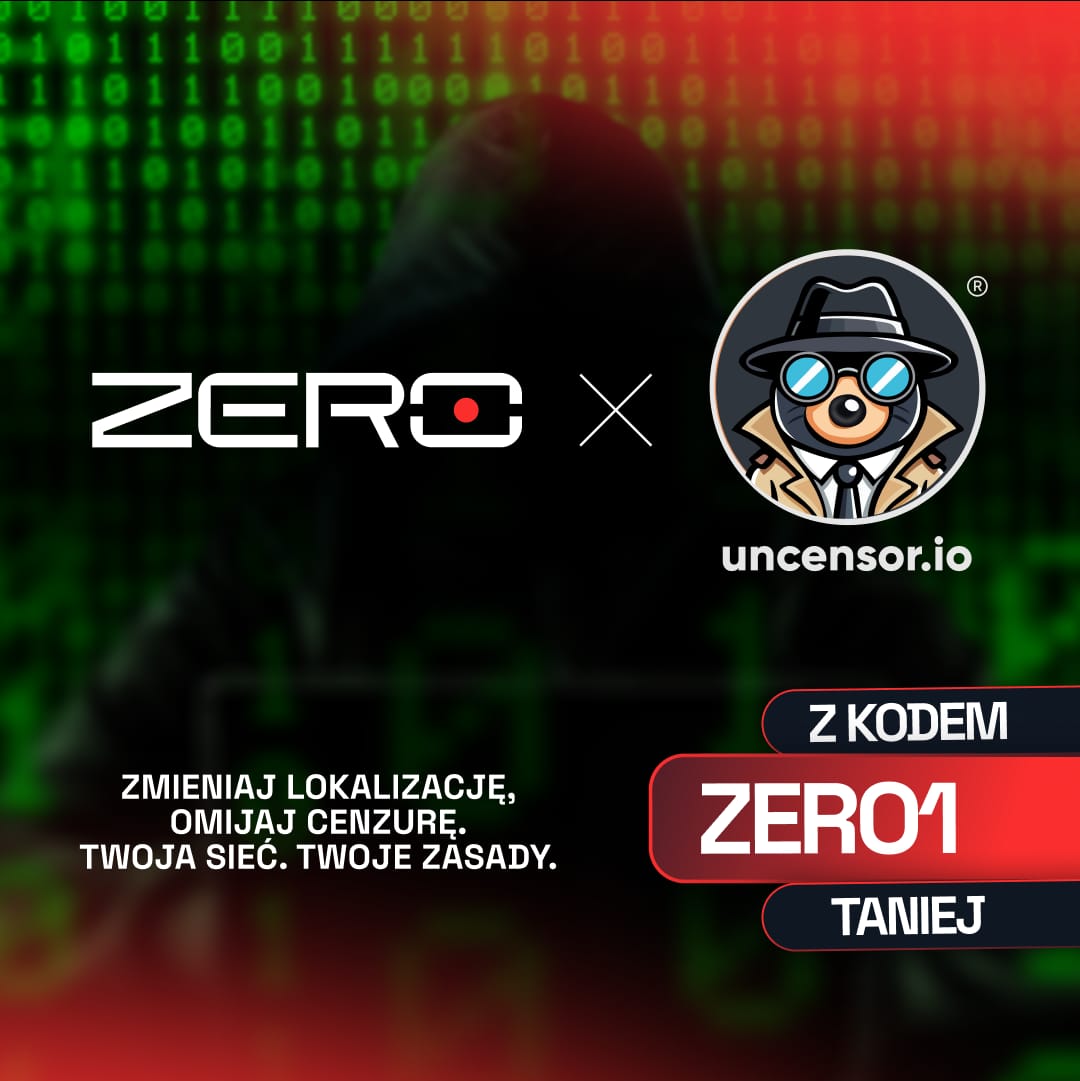 K_Stanowski's tweet image. ZERO cenzury. ZERO blokad. Kanał Zero łączy siły z Uncensor VPN. Rozpoczynamy współpracę, która potrwa aż do końca 2026 roku. Chcesz oglądać, słuchać i czytać bez ograniczeń? Z kodem ZERO1 otrzymasz zniżkę 80 zł na @UncensorVPN 
#współpracareklamowa