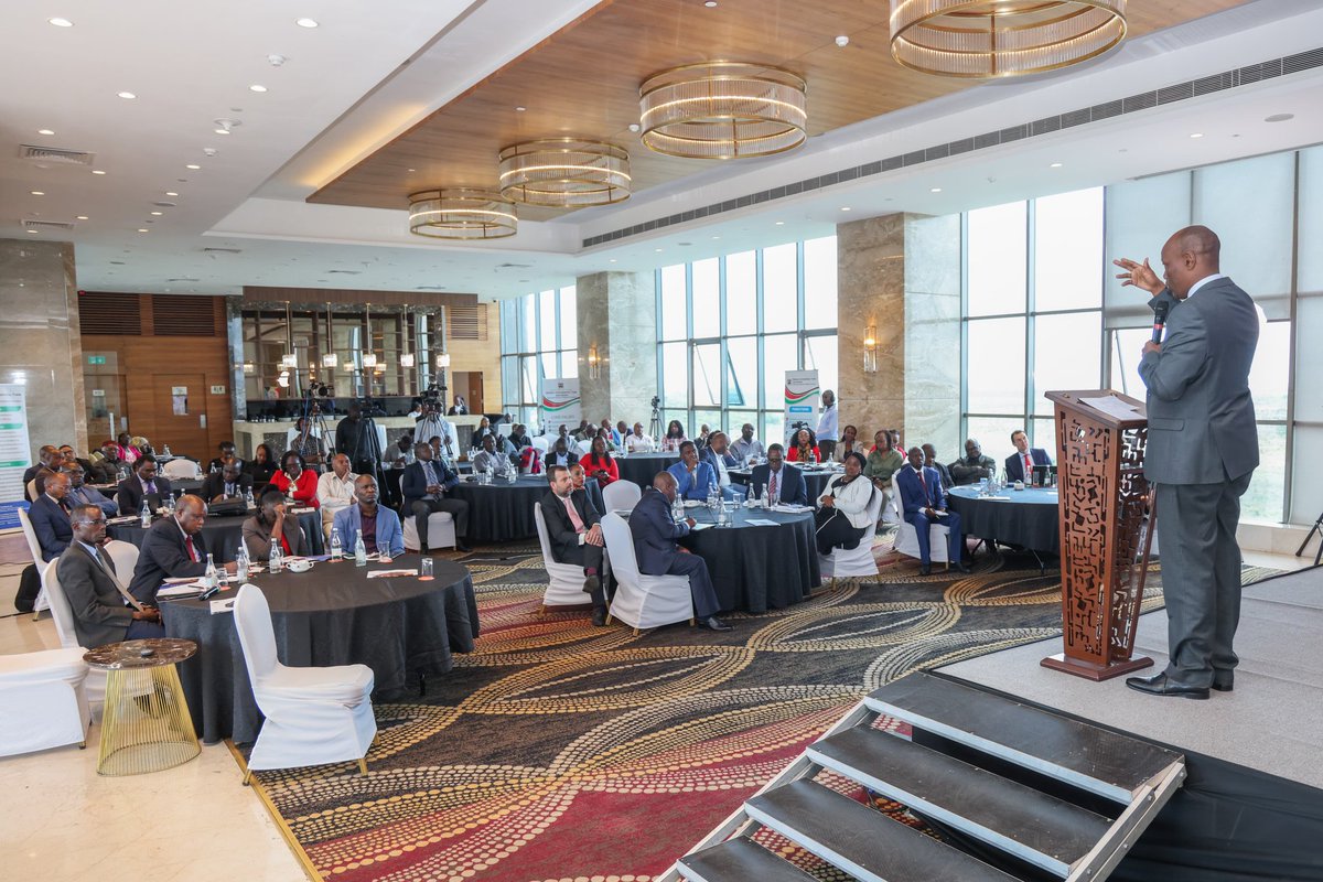 GovLeeKinyanjui's tweet photo. The County Competitiveness Index (CCI) 2024, which we launched today, provides valuable insights into the economic strengths and challenges of Kenya’s 47 counties, highlighting opportunities for targeted investment and development.

The report offers the much-needed data that will help investors make informed decisions on where to put their money. What may appear as a missing item in a county is, in fact, an opportunity for investors. It contains valuable information that both the private sector and government can use to enhance the competitiveness of individual counties.

I intend to visit counties armed with this information and, through MITI, work with them to address the gaps identified and take advantage of the opportunities highlighted.

I am optimistic that the insights from the report will guide the government in making informed affirmative actions when allocating development funds, ensuring that no county is left behind in the journey toward inclusive economic growth.

Present were Investment PS Abubakar Hassan, TMA Country Director Lillian Mwai-Ndegwa, and EU Delegation Representative Rodrigo Romoro.
@MITIKenya @TradeMarkAfrica @Investment_Ke