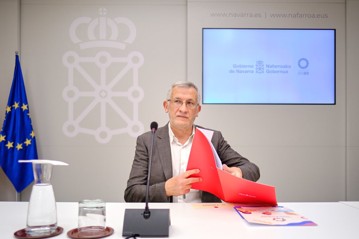 #Navarra se mantiene como la comunidad del Estado con mayor calidad de vida

▶️ El vicepresidente <a href="/FelixTaberna_na/">Félix Taberna</a> destaca que es “un éxito de Navarra como colectivo”

#MarcaNavarra 

📎 Info: navarra.es/es/-/nota-pren…