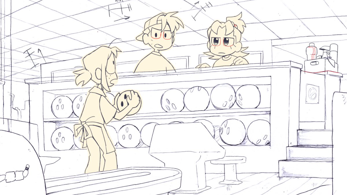 the back of the shelf reveal
key art by @/pekotoons