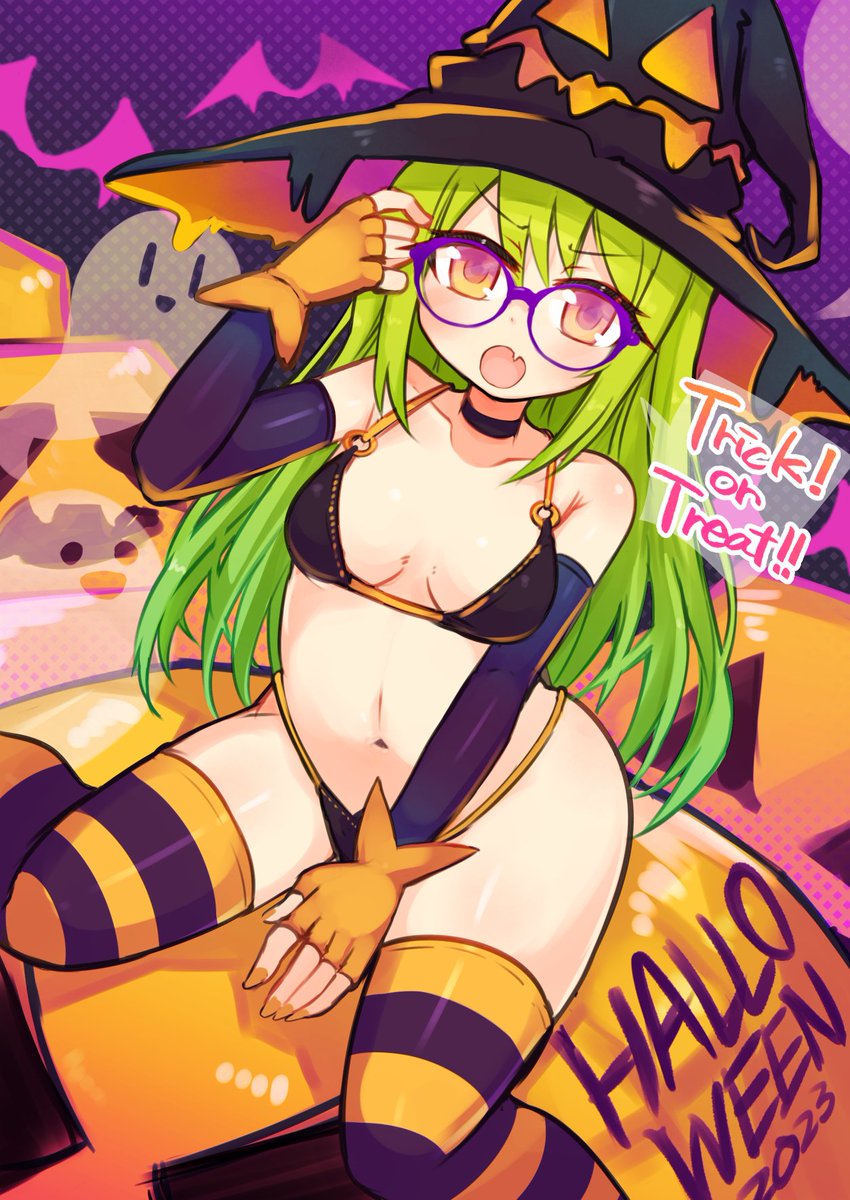 うちのこハロウィン🎃になると
魔女コス+ビキニばっかり毎年着てる 