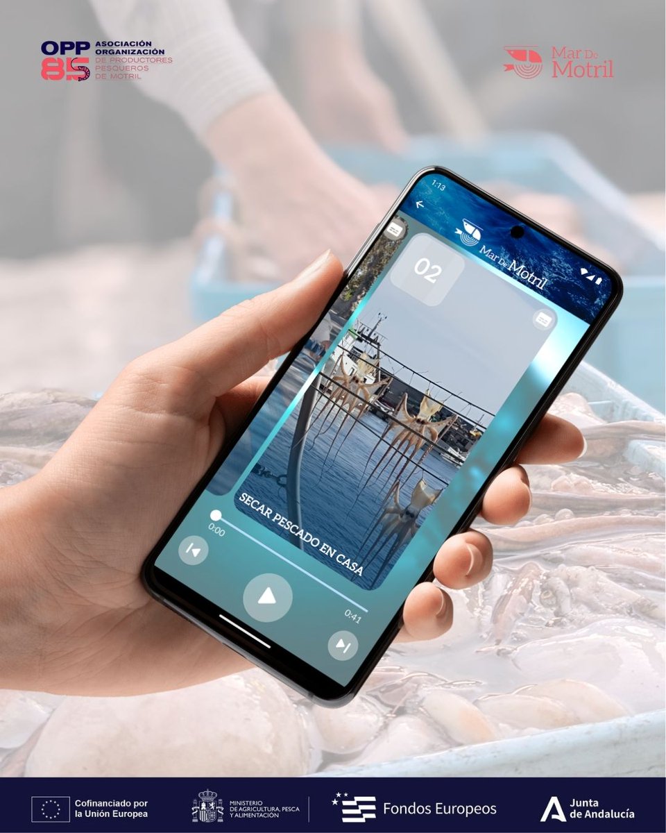 🌊 ¿Aún no conoces la App #MarDeMotril?

Descubre los sabores, historias y tradiciones del mar de Motril a través de una audioguía gastronómica única.

📲 ¡Descárgala gratis en iOS y Android!

👉🏽 bit.ly/AppMarDeMotril

#UE_ANDALUCIA #FondoFempaAndalucia #OPPFempaAndalucia