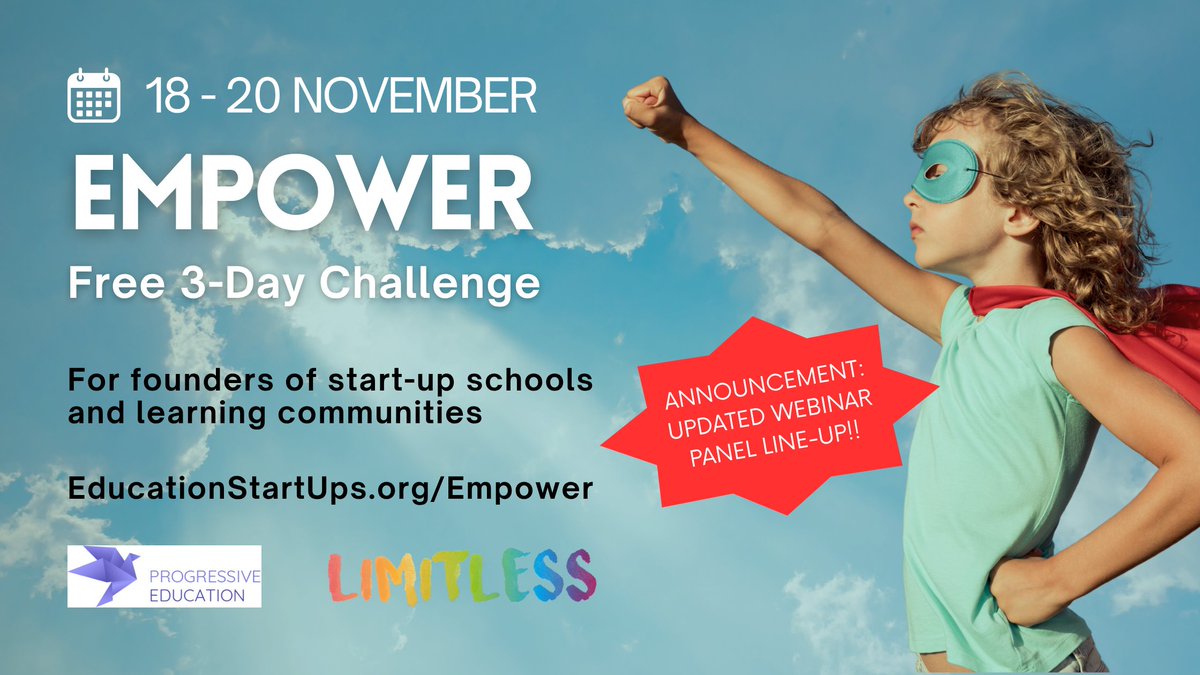 ProgEducat's tweet image. PANEL CHANGE!
Unfortunately, Andy Smith from #SpectrumGamingLearningCommunity is no longer able to join our webinar on 20th November. But most excitingly Dr Jo Sweetland co-founder of #StreamsLearningHub (Bristol) is available to join the panel...

1/