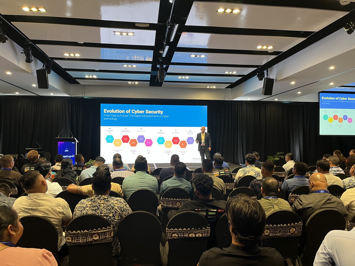 manageengine's tweet image. We're signing off from Fiji feeling inspired and connected.
A huge thank you to everyone who stopped by our booth; every conversation we had was enriching. It was an amazing two days of meeting IT professionals from across the Pacific at the Fiji Tech Summit 2025.
Vinaka, Fiji!