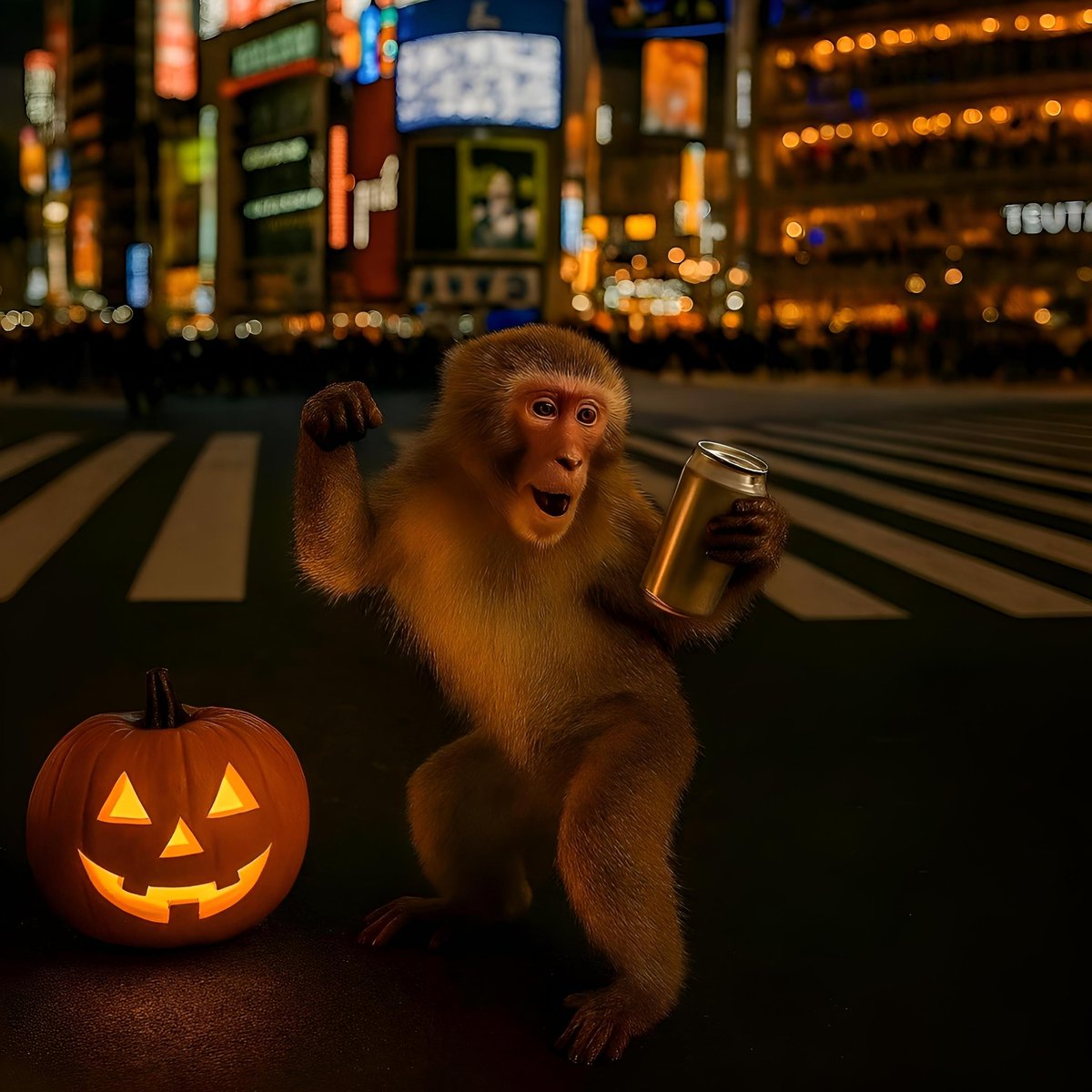 ka7style's tweet image. DALL-E3にて生成  Grid Artで加工
「ハロウィン」
Generated by DALL-E3. Processed with Grid Art.
「Halloween」
#ai #aigenerated #generatedbyai #halloween #japanesemonkey #画像生成ai #ハロウィン #日本猿