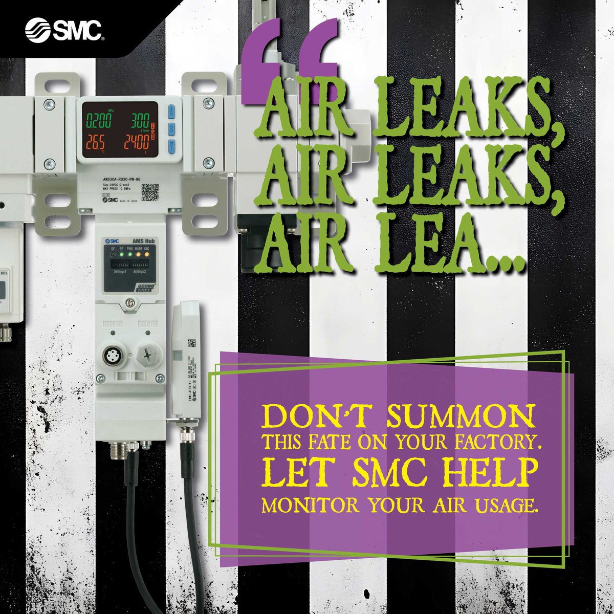 SMCCorporation's tweet image. The #Air #Management #System automatically regulates and isolates the #compressed air provided to a machine to improve efficiencies during periods of inactivity. 

Check it out ow.ly/VfQW50XgSJh