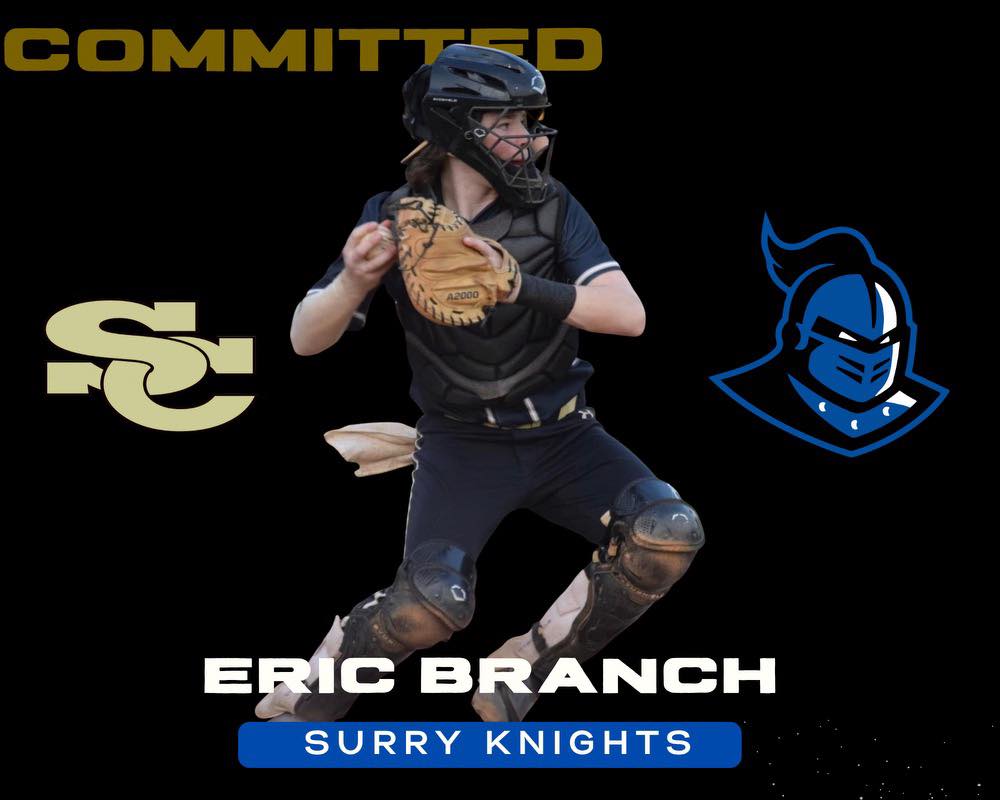 Congratulations to Surry Central HS Baseball Senior Eric Branch on his commitment to Surry Community College for Baseball! <a href="/ericjacobbranch/">Eric Branch</a> <a href="/SCCbaseball25/">Surry Community College Baseball</a> @darryljohnson6
Go Knights!