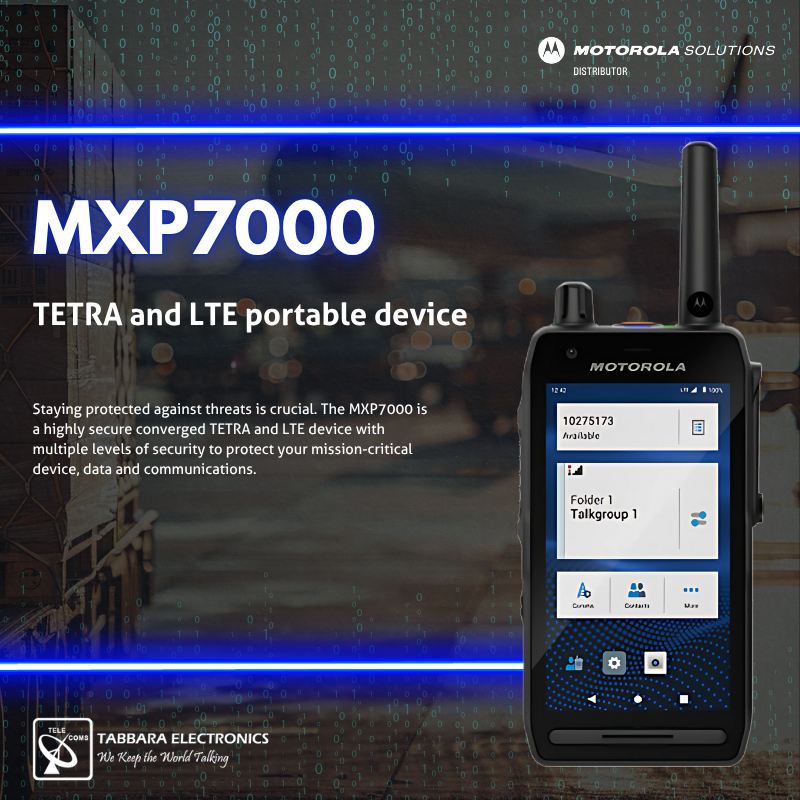 tabbarallc's tweet image. Enhance communication in airport terminals and base operations with the #MXP7000.

#TabbaraElectronics #MotorolaSolutions #uae #dubai #abudhabi #middleeast #tetra #communication #EfficientOperations #ClearAudio 
#ملتزمون_ياوطن
#نتصدر_المشهد