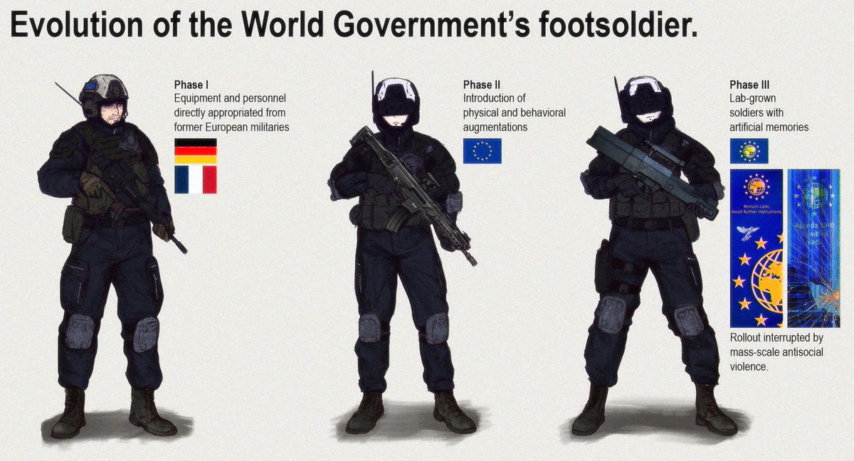 iaArt1's tweet image. TFR - phases of worldgov soldier