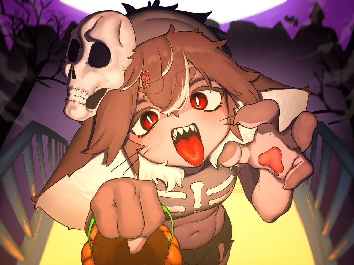 eitirou12345's tweet image. #furry 
✨🎃Trick or Treat🎃✨