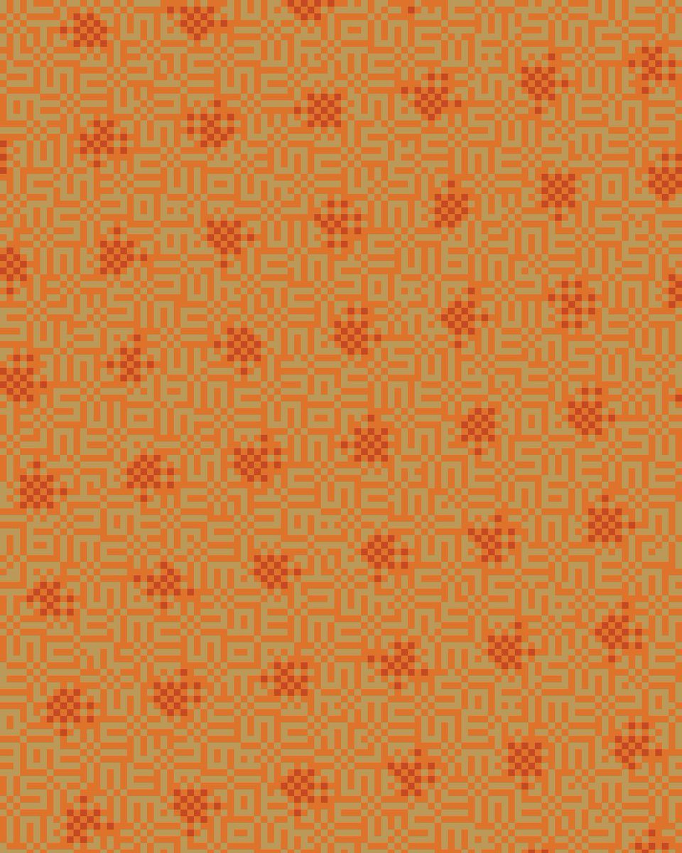 omg_home_design's tweet image. A little chaotic, but fun! pt. 2
.
#textiledesignstudio #geometricpatterns #parametricdesign #creativecoding #emergentpatterns #computationalart #cellularautomata