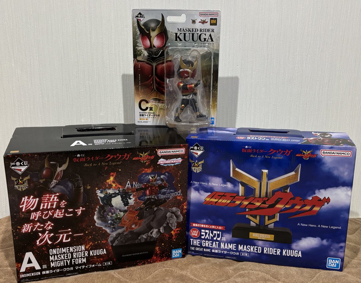 LAST ONE 仮面ライダーグウガ フィギュア 一番くじ『仮面ライダークウガ』 A～D賞フィギュア、ラストワン