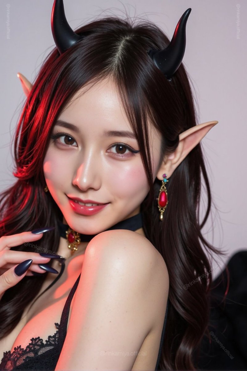 RinKamiya_JP's tweet photo. こんばんは。金曜日で、ハロウィンの夜。
なんだかそわそわしますね。

もしも私が小悪魔で、「あなたの心を盗みに来ました」なんて言ったら…。 あなたは、どうしますか？

なんて、魔法の夜の妄想です。

#ハロウィンナイト #SweetDevil #神谷凛 #昔の私 https://t.co/CDSBlfvUnR