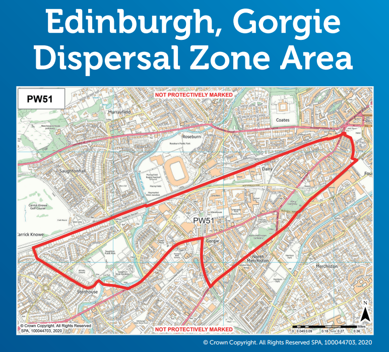 PSOSSWEdinburgh's tweet image. 🚨 South West Dispersal Zones in place for #OpCrackle 🚨

From 31 October – 5 November 2025, dispersal zones will be enforceable to help prevent anti-social behaviour and keep our communities safe.
Additional officers will be on patrol and have powers to take action where needed.