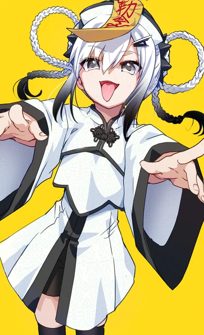 キョンアルさん。お菓子をもらうまで突撃してくるぞ! #アリアル #CoeFont