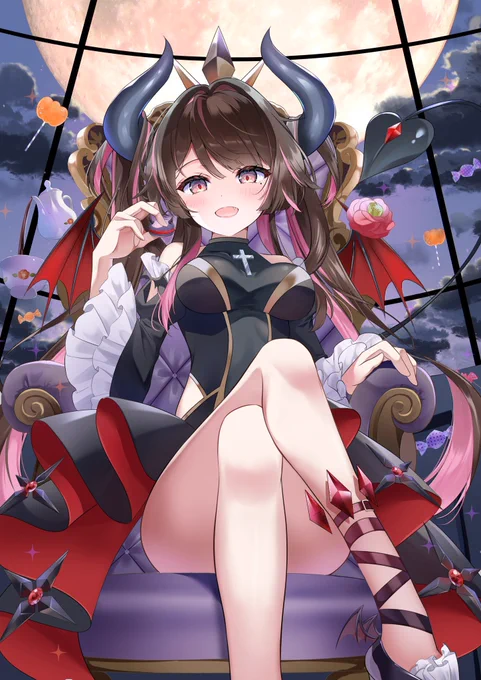 【お仕事】 娯楽プロダクション所属の落乃いなほ様( )のハロウィンイラストを描かせて頂きました〜! 描いててとても楽しかったです宜しくお願いいたします〜