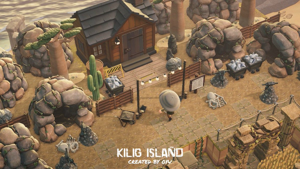 古代遺跡発掘場🪨🪜🚧

サブのキリグ島も完成にかなり近づいて来ました！

#あつ森 #あつまれどうぶつの森 #ACNH