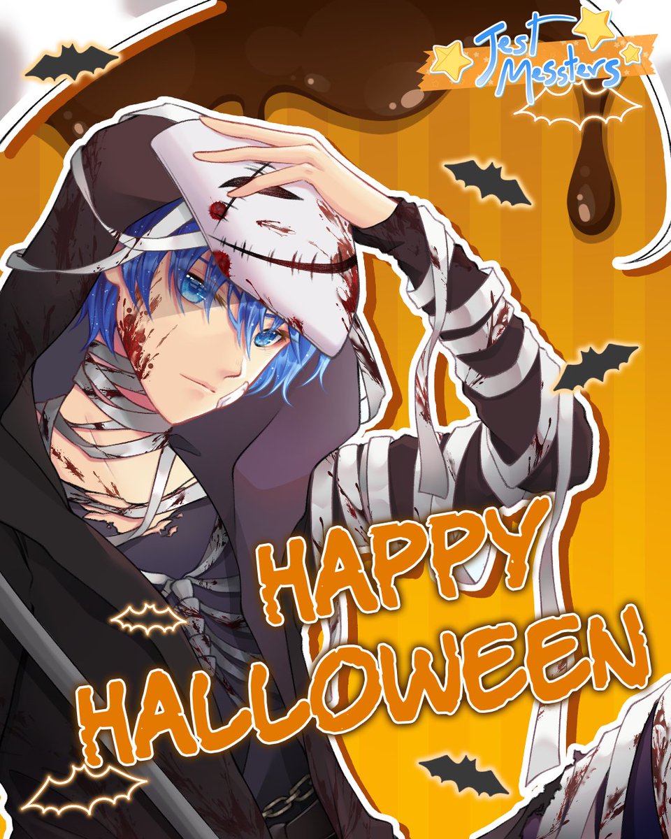 🎃 TRICK OR TREAT! 🎃

🐺 Happy Halloween from Seth of Jest Messters~ 

Doing any trick or treating tonight? 

Well if you have no plans like me... you can treat yourself by playing Jest Messters!

👻 elseth.itch.io/jest-messters

#vndev #otome #otomegames