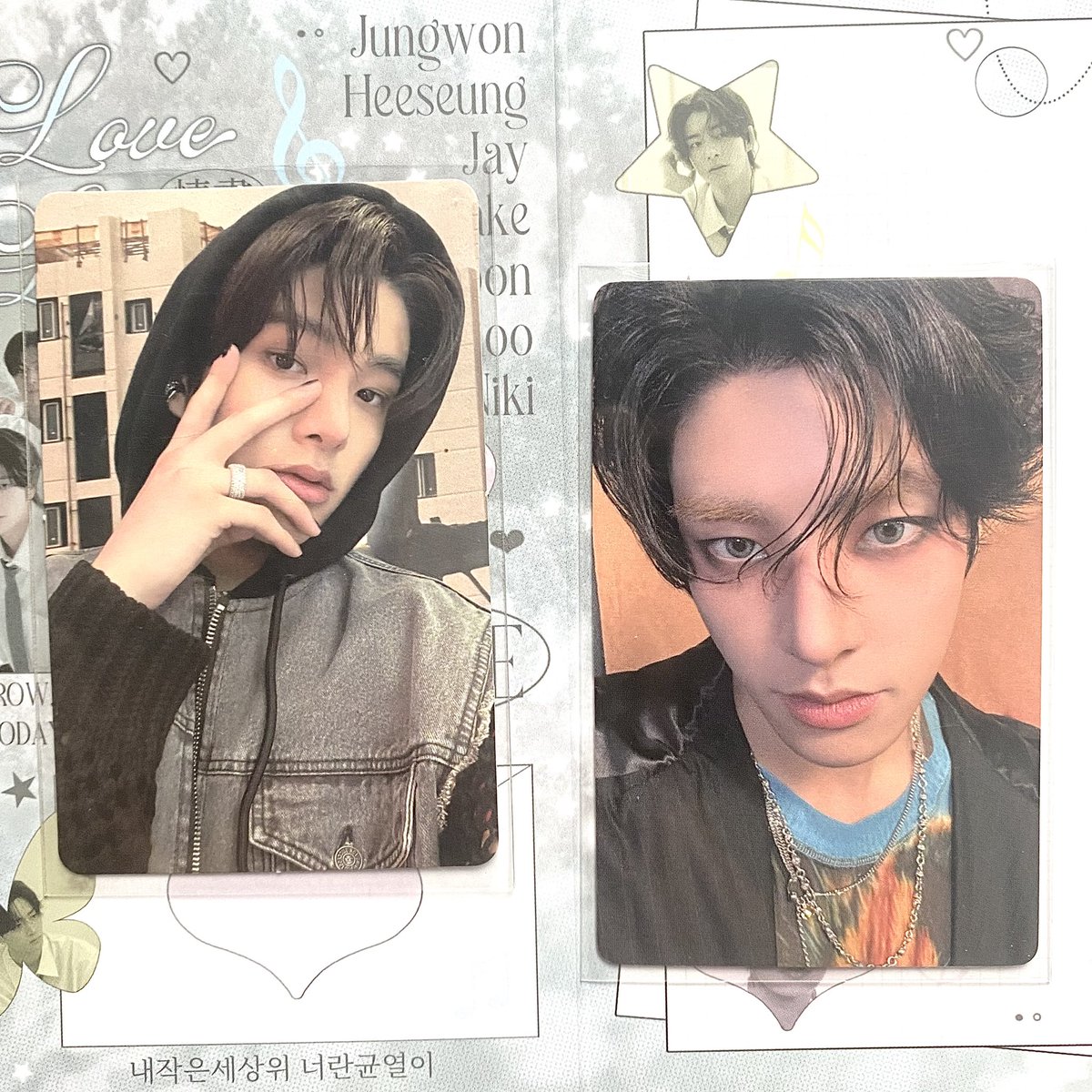 dhnawcakt's tweet image. pls rt 。 ೀ
🥟 . แจกการ์ดเจค 
เนื่องจากเป็นเดือนเกิดของเจค 
แจก 4 คน คนละ 1 ใบ
สุ่มวันที่ 15/11 ( engene only ) 🍥
 ♥︎  ขอคนสะดวกออกค่าส่งเอง 35฿ 
สุ่มโดนฟลว. ส่งฟรีค่ะ 🍵
เมนชั่นใบที่ต้องการไว้ได้เลยค้าบ 🏡
#ตลาดนัดenhypen #ตลาดนัดENHYEPN
#ตลาดนัดเอนไฮเพน