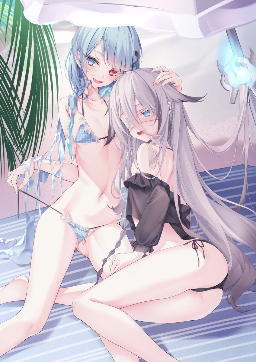 相変わらず布面積少なめ👙
そろそろこのタグを4枚フルで投稿できるように頑張らないとだね!
#今月描いた絵を晒そう 