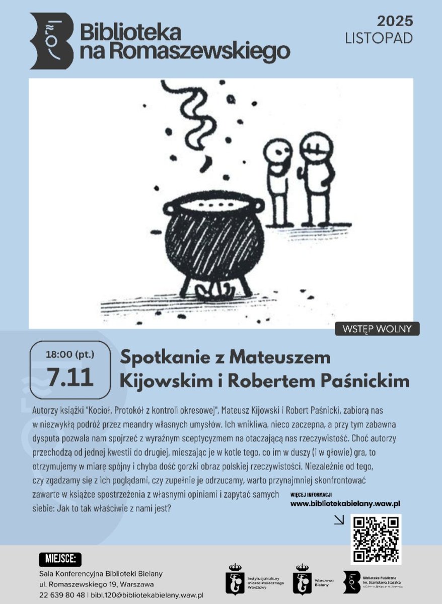 Dla zainteresowanych pierwsza część mojej opowieści o Marii Pawlikowskiej-Jasnorzewskiej na łamach "Naszych Bielan".
Przy okazji zaproszenie na spotknie autorskie moje i <a href="/mkijowski/">Mateusz Kijowski 🇵🇱🇪🇺🇺🇦🏳️‍🌈⚡️</a> .
Cc: <a href="/GPietruczuk/">Grzegorz Pietruczuk</a>