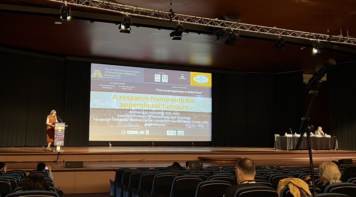 acpmpresearch's tweet image. At #PSOGI2025, @drholowatyj — Chair of ACPMP’s Scientific Advisory Board — presented findings from the ACPMP-sponsored Scientific Think Tank article featured in @NatureRevCancer : the first-ever research roadmap to advance treatment for #AppendixCancer.

@PSOGI_EC #RareCancer