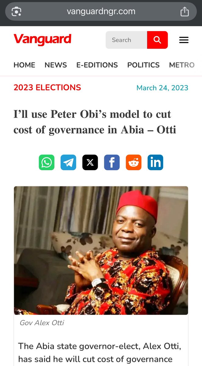 Peter Obi’s model is the best 🔥🔥🔥