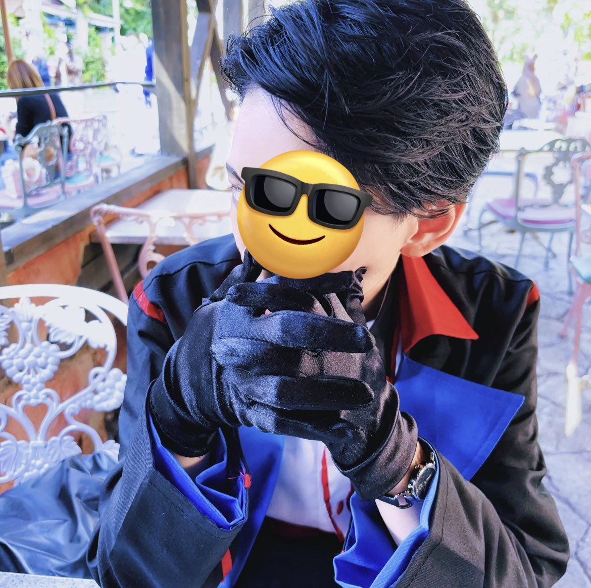 blou_farm's tweet photo. 今年も🍎してきました
ポラと一緒！

#Dハロ仮装2025 https://t.co/txC5CdxX49