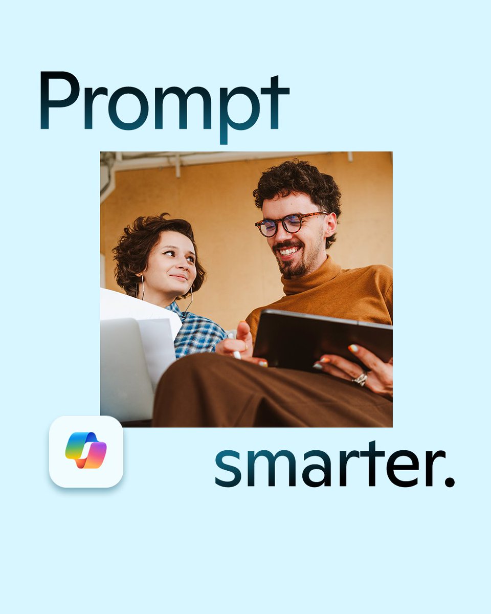 Learning doesn’t stop at surface-level summaries.
With #Copilot, you can prompt for depth, not just definitions. 🧠

Upgrade your research game by Prompting like a Pro. 👇
msft.it/6012tEZUp

#PromptLikeaPro