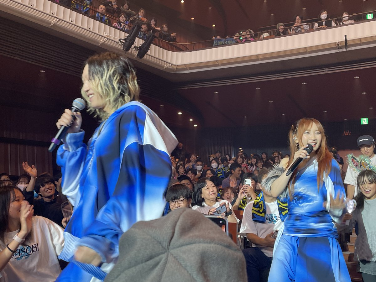 いわきにてYOASOBIのライブに家族で参加してきました！いわきは仕事でお世話になった方も多いので、午前中は観光地巡り＆DMOの方々にご挨拶。東京ドーム公演は遠くてあまり見えなかったので、地方都市のホールツアーは近くて最高でした。また行きたい。