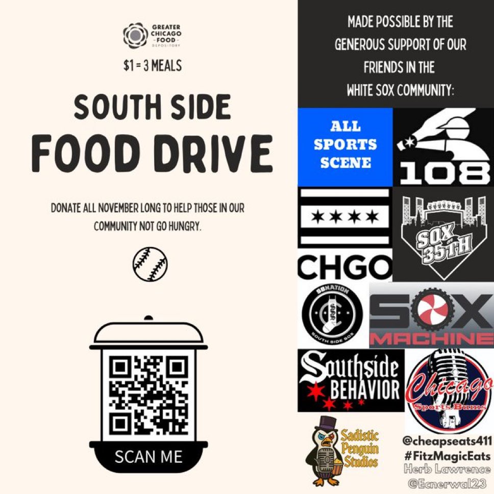 jlazowski14's tweet image. As you may have seen, WST is helping support the Greater Chicago Food Depository. This is a mission that’s super close to my heart, and the support thus far is incredible.

Shoutouts to @AllSportsScene for organizing and for everyone who’s donated!

🔗: myfooddrives.org/team/782427